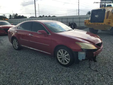 2010 Lexus Es 350 VIN JTHBK1EG7A2361194 фото 4