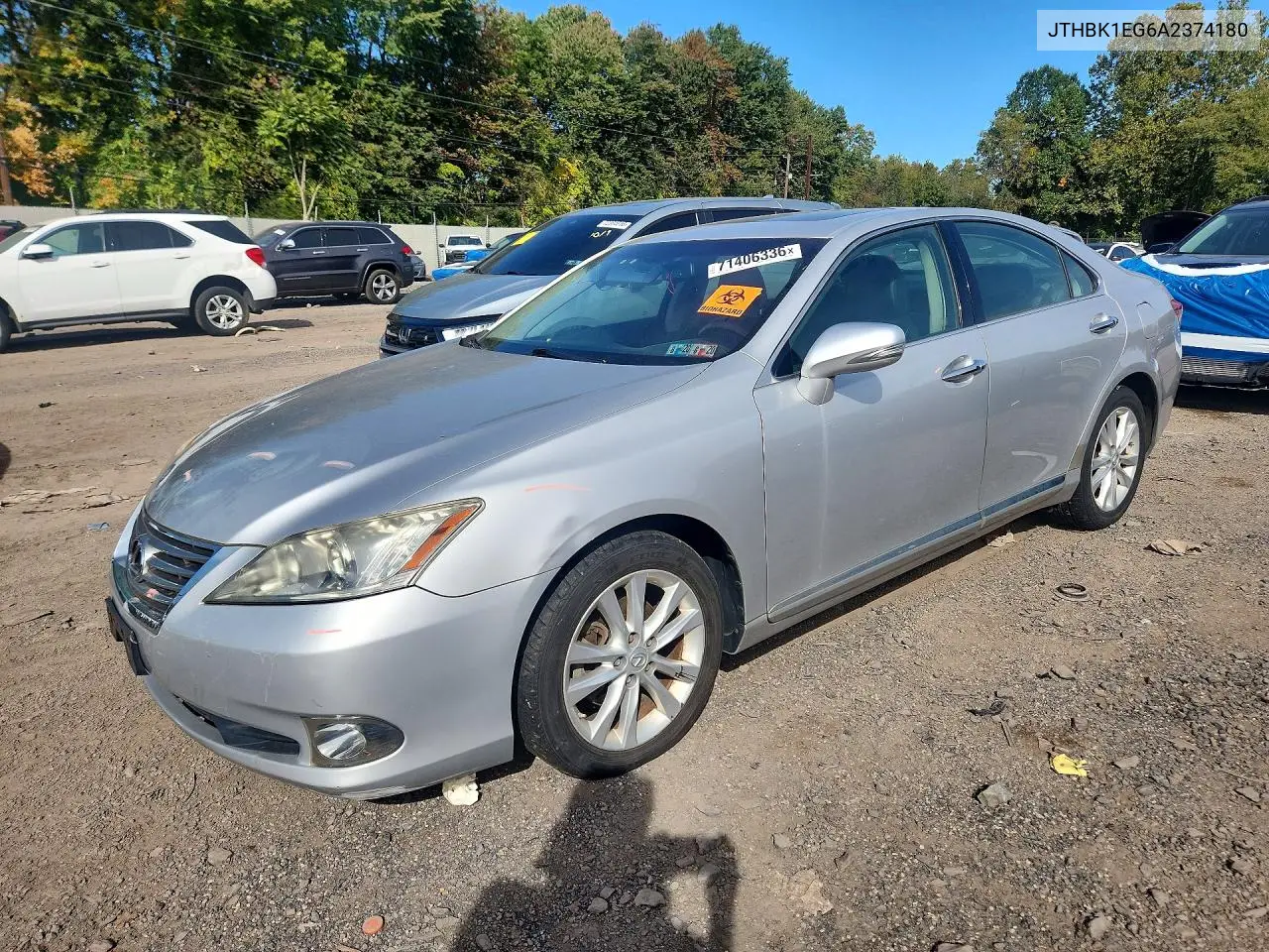 2010 Lexus Es 350 VIN JTHBK1EG6A2374180 фото 1