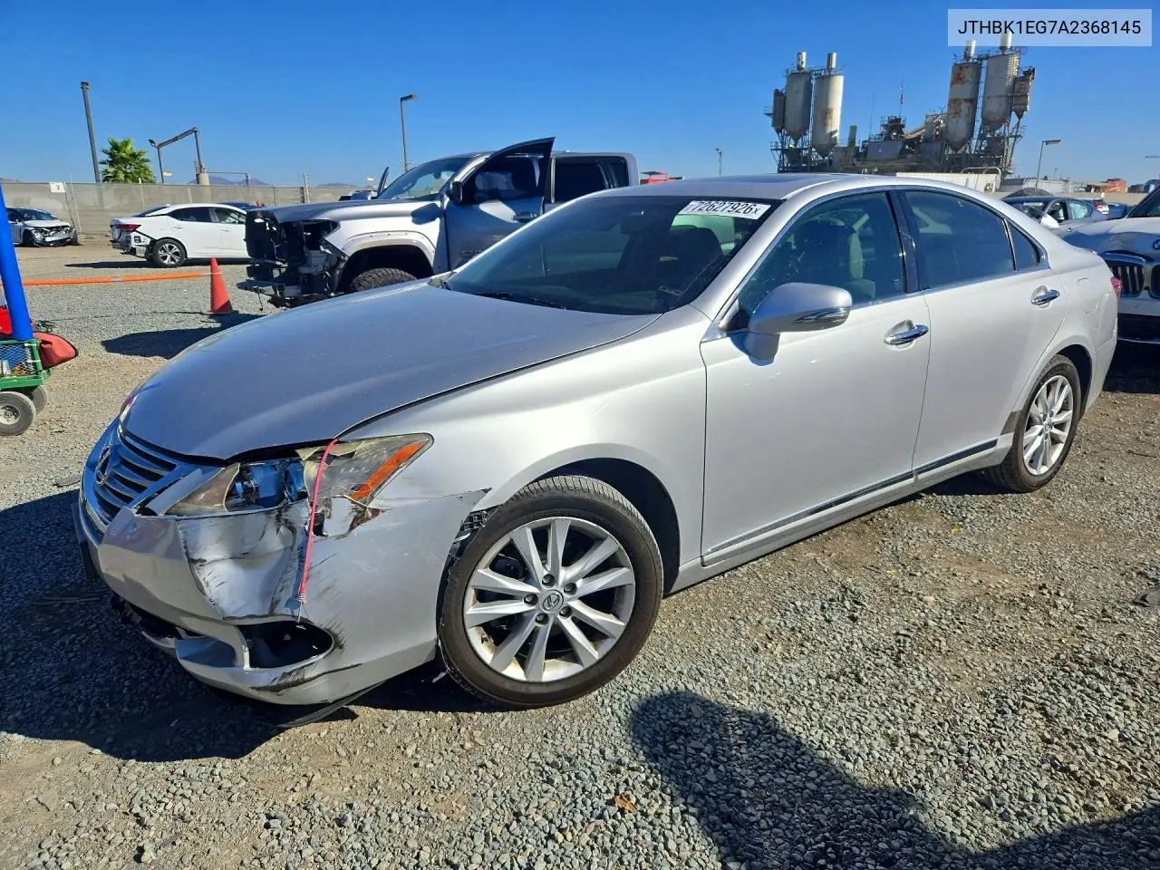 JTHBK1EG7A2368145 Lexus ES 2010 — повреждение Передняя часть, фото до ремонта