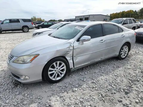 JTHBK1EG6B2442477 — 2011 Lexus ES, Сторона, фото до ремонта