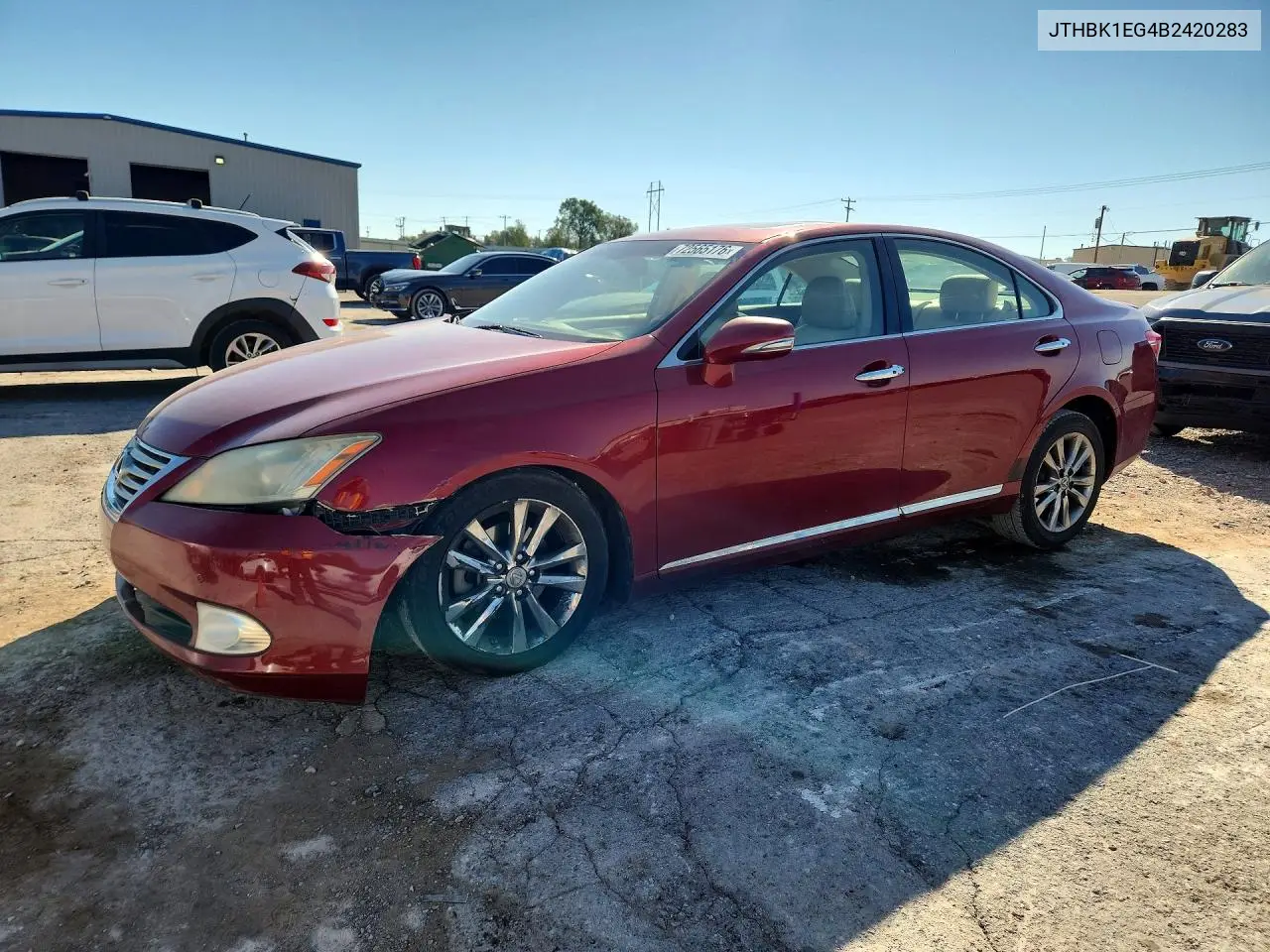 2011 Lexus Es 350 VIN JTHBK1EG4B2420283 фото 1