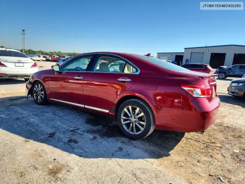 2011 Lexus Es 350 VIN JTHBK1EG4B2420283 фото 2