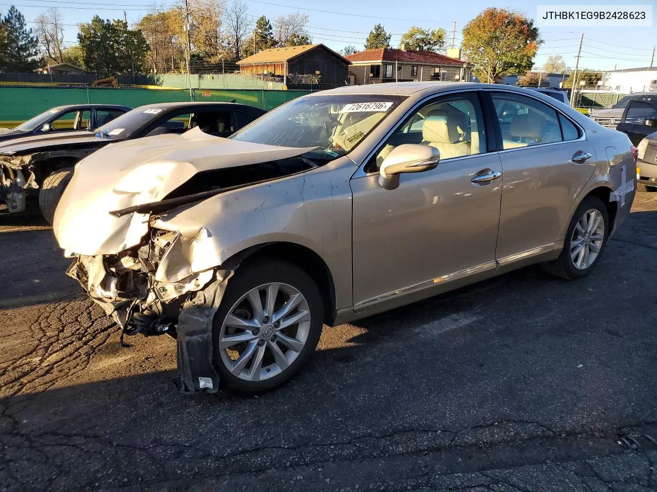 2011 Lexus Es 350 VIN JTHBK1EG9B2428623 фото 1