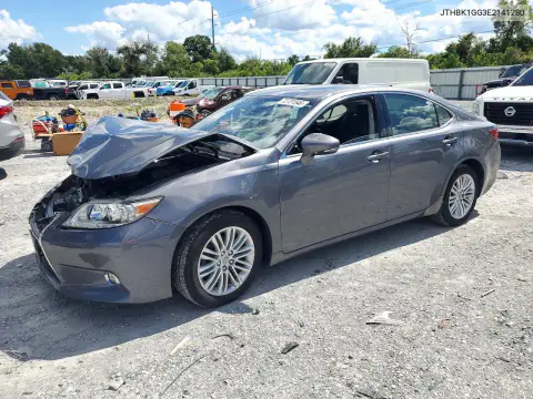 JTHBK1GG3E2141280 — 2014 Lexus ES, Передняя часть, фото до ремонта