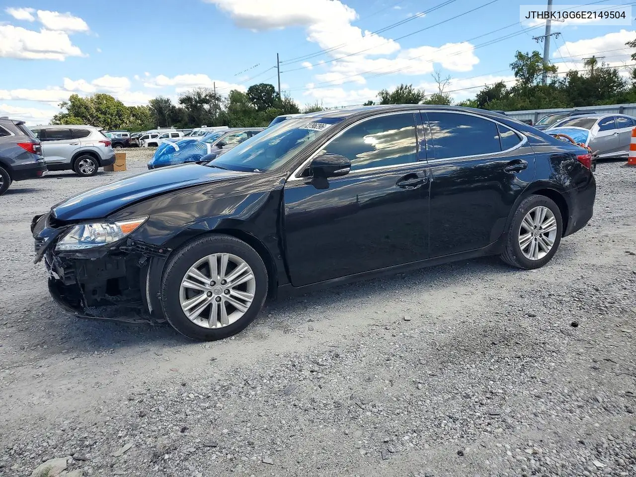 JTHBK1GG6E2149504 Lexus ES 2014 — повреждение Передняя часть, фото до ремонта
