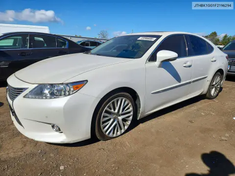 JTHBK1GG1F2196294 — 2015 Lexus ES, Передняя часть, фото до ремонта