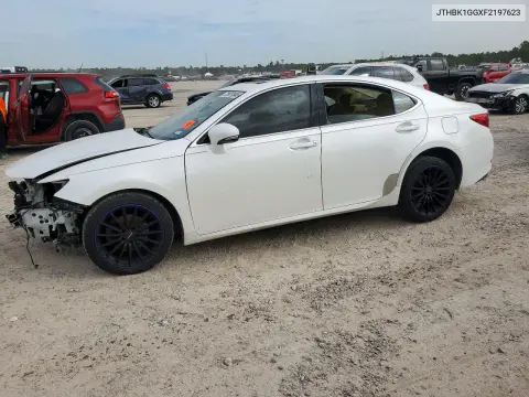 JTHBK1GGXF2197623 — 2015 Lexus ES, Передняя часть, фото до ремонта