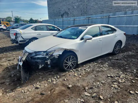 58ABK1GGXGU029802 — 2016 Lexus ES, Передняя часть, фото до ремонта