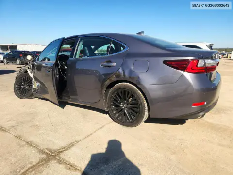 2016 Lexus Es 350 VIN 58ABK1GG2GU002643 фото 2