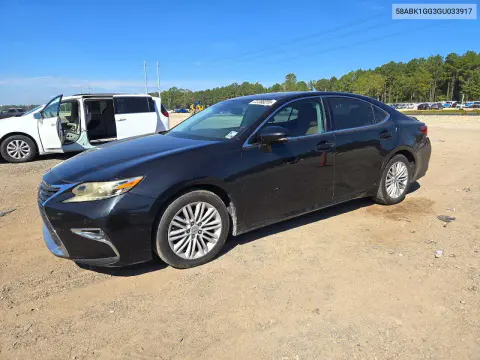 58ABK1GG3GU033917 — 2016 Lexus ES, Задняя часть, фото до ремонта