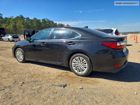 2016 Lexus Es 350 VIN 58ABK1GG3GU033917 фото 2