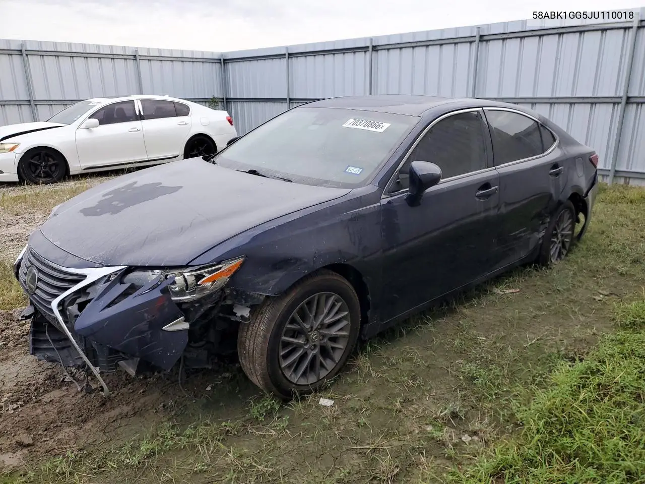 2018 Lexus Es 350 VIN 58ABK1GG5JU110018 фото 1