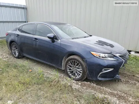 2018 Lexus Es 350 VIN 58ABK1GG5JU110018 фото 4