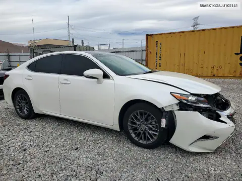 2018 Lexus Es 350 VIN 58ABK1GG8JU102141 фото 4