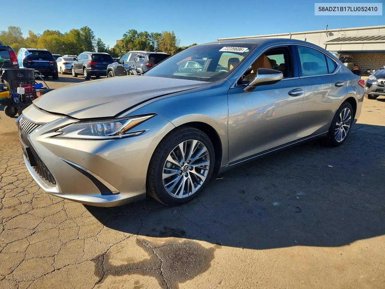 2020 Lexus Es 350 VIN 58ADZ1B17LU052410 фото 1