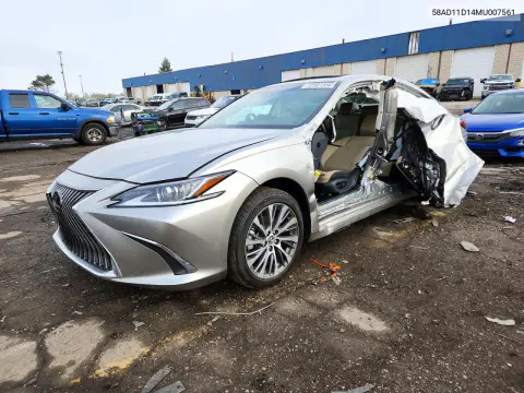 58AD11D14MU007561 — 2021 Lexus ES, Сторона, фото до ремонта