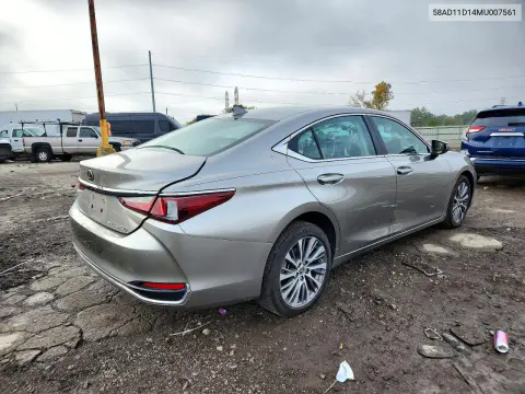 2021 Lexus Es 250 Base VIN 58AD11D14MU007561 фото 3