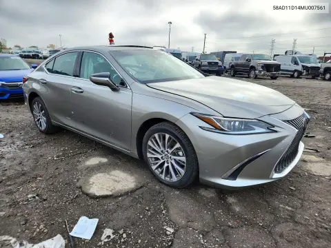 2021 Lexus Es 250 Base VIN 58AD11D14MU007561 фото 4