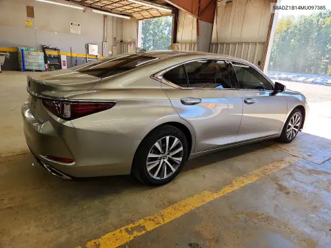 2021 Lexus Es 350 Base VIN 58ADZ1B14MU097385 фото 3