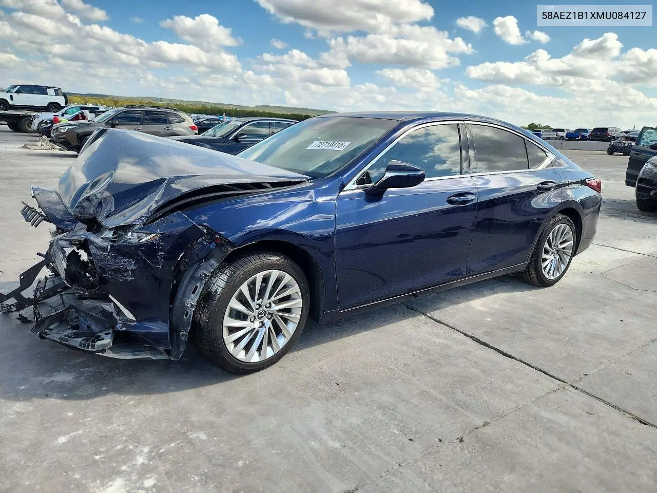 2021 Lexus Es 350 Luxury VIN 58AEZ1B1XMU084127 фото 1