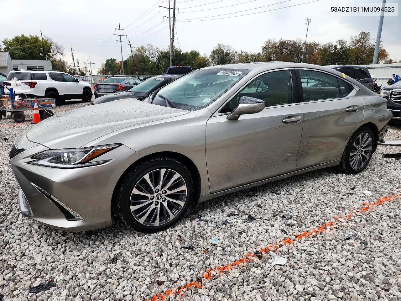 58ADZ1B11MU094525 Lexus ES 2021 — повреждение Задняя часть, фото до ремонта