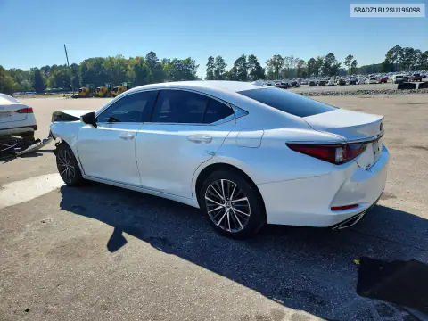 58ADZ1B12SU195098 — 2025 Lexus ES, фото 2 с аукциона Copart, Передняя часть