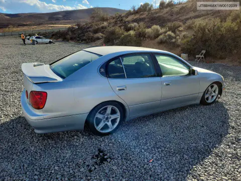 1998 Lexus Gs 400 VIN JT8BH68X1W0012039 фото 3