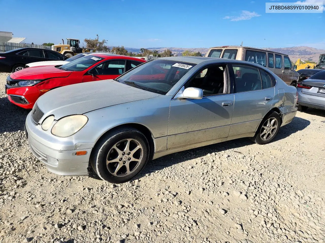 2000 Lexus Gs 300 VIN JT8BD68S9Y0100940 фото 1
