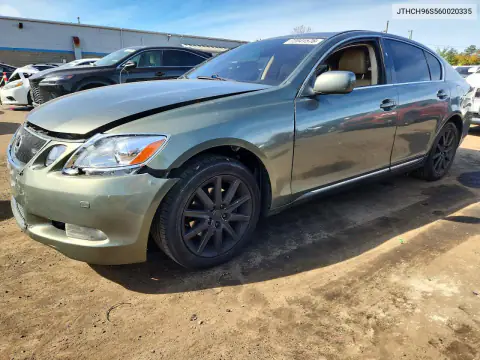 JTHCH96S560020335 — 2006 Lexus GS, Передняя часть, фото до ремонта