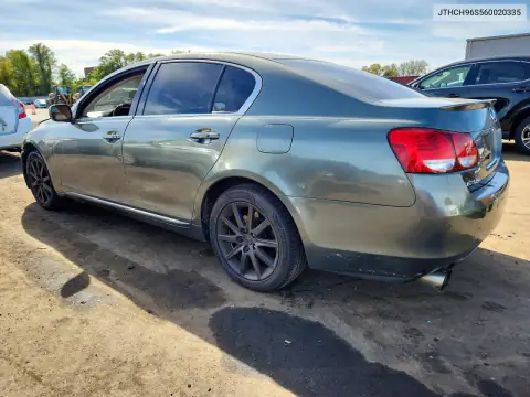 JTHCH96S560020335 — 2006 Lexus GS, фото 2 с аукциона Copart, Передняя часть