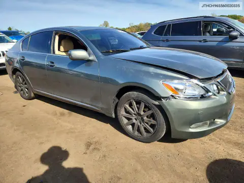 JTHCH96S560020335 — 2006 Lexus GS, фото 4 с аукциона Copart, Передняя часть