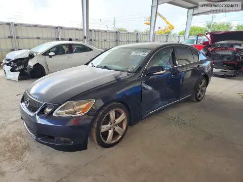 JTHBE96S070024671 — 2007 Lexus GS, Сторона, фото до ремонта