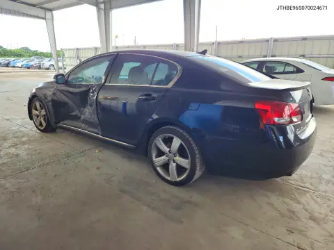 JTHBE96S070024671 — 2007 Lexus GS, фото 2 с аукциона Copart, Боковая часть