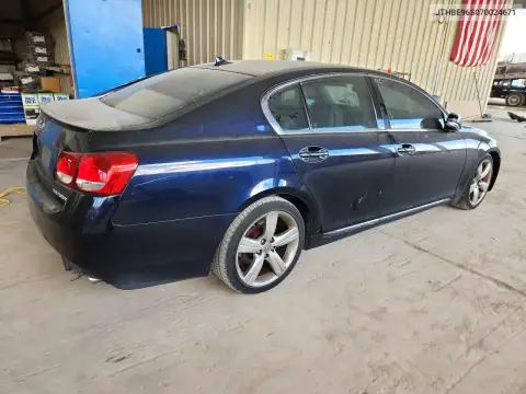 JTHBE96S070024671 — 2007 Lexus GS, фото 3 с аукциона Copart, Боковая часть