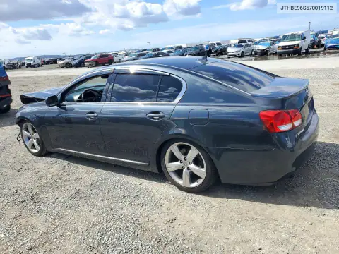 JTHBE96S570019112 — 2007 Lexus GS, фото 2 с аукциона Copart, Передняя часть