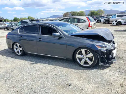 JTHBE96S570019112 — 2007 Lexus GS, фото 4 с аукциона Copart, Передняя часть