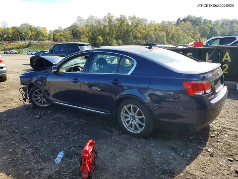 JTHCE1KS6A0025925 — 2010 Lexus GS, фото 2 с аукциона Copart, Передняя часть