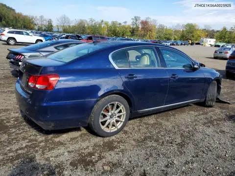 JTHCE1KS6A0025925 — 2010 Lexus GS, фото 3 с аукциона Copart, Передняя часть