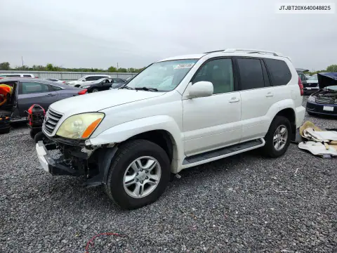 JTJBT20X640048825 — 2004 Lexus GX, Передняя часть, фото до ремонта
