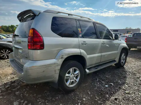 JTJBT20X850094805 — 2005 Lexus GX, фото 3 с аукциона Copart, Боковая часть