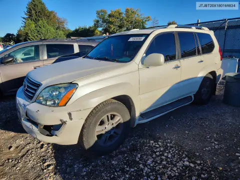 JTJBT20X180169834 — 2008 Lexus GX, Передняя часть, фото до ремонта