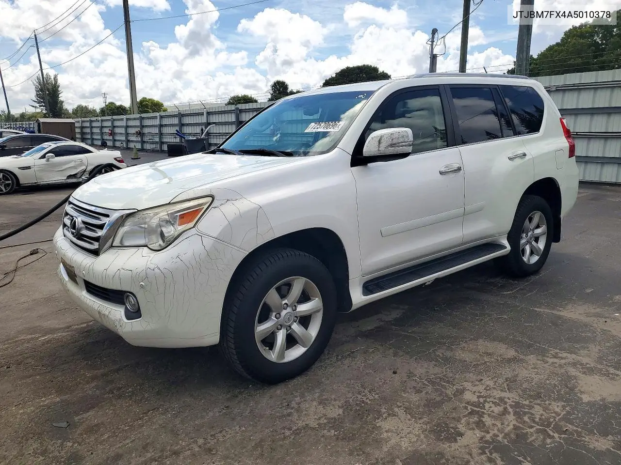 2010 Lexus Gx 460 VIN JTJBM7FX4A5010378 фото 1