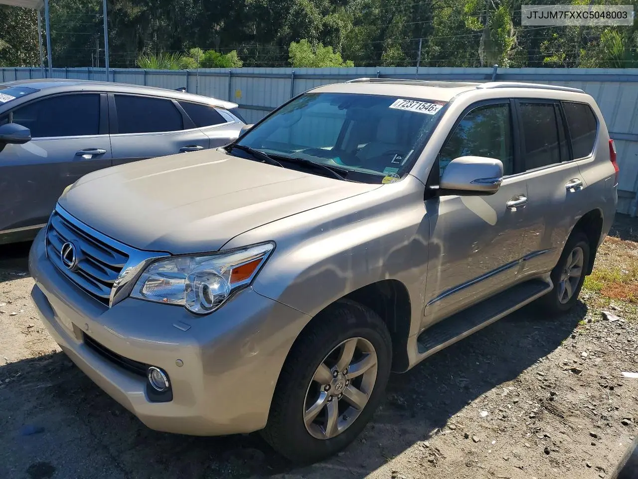 2012 Lexus Gx 460 Premium VIN JTJJM7FXXC5048003 фото 1