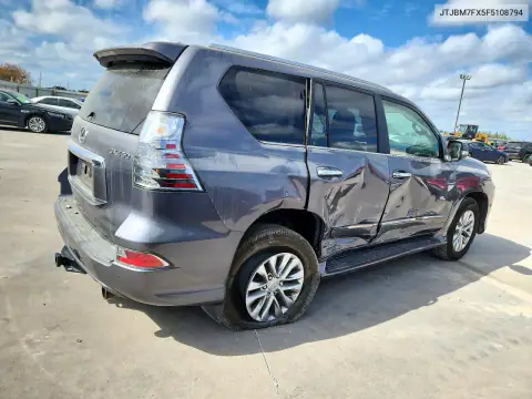 JTJBM7FX5F5108794 — 2015 Lexus GX, фото 3 с аукциона Copart, Сторона