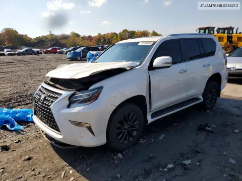 JTJAM7BX0L5254212 — 2020 Lexus GX, Передняя часть, фото до ремонта
