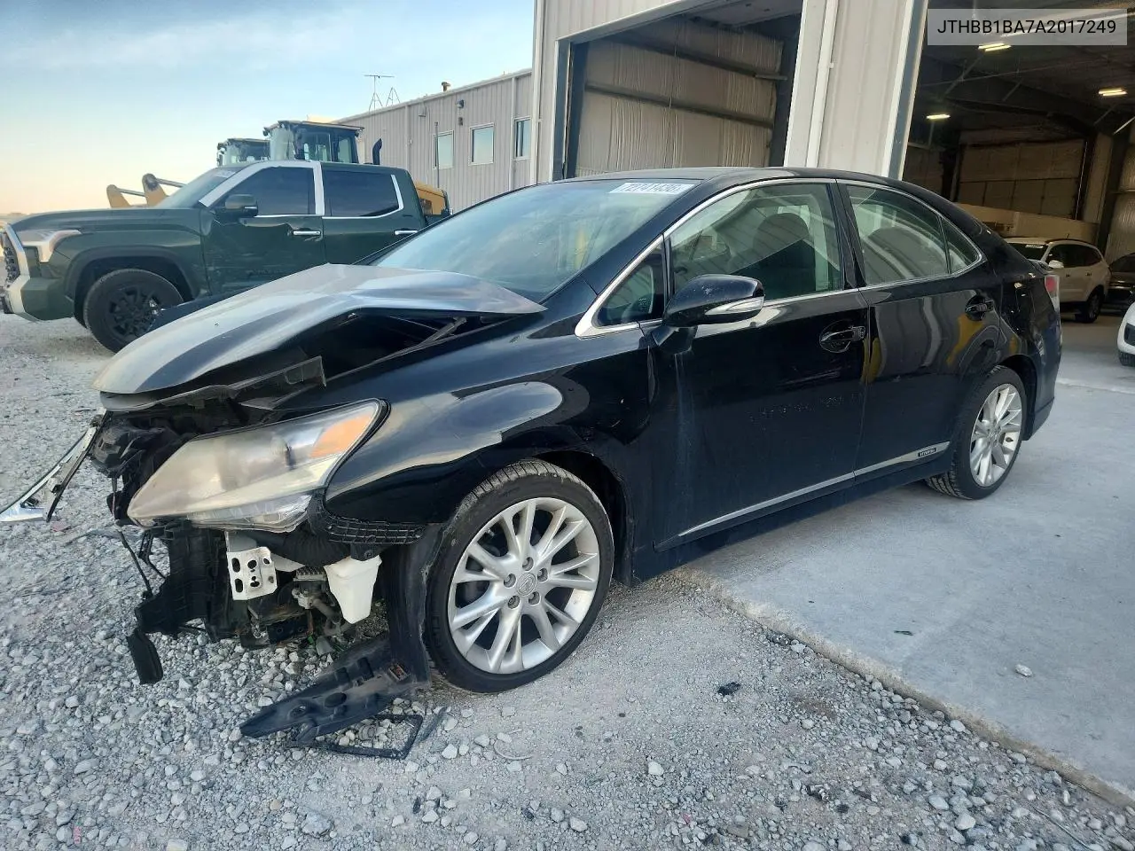 2010 Lexus Hs 250H VIN JTHBB1BA7A2017249 фото 1