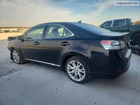 2010 Lexus Hs 250H VIN JTHBB1BA7A2017249 фото 2