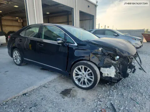 2010 Lexus Hs 250H VIN JTHBB1BA7A2017249 фото 4