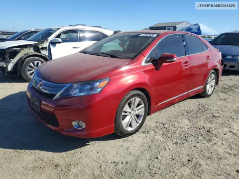 JTHBB1BA6B2044525 — 2011 Lexus HS, Задняя часть, фото до ремонта