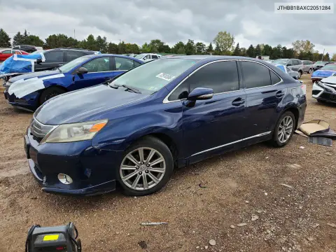 JTHBB1BAXC2051284 — 2012 Lexus HS, Передняя часть, фото до ремонта